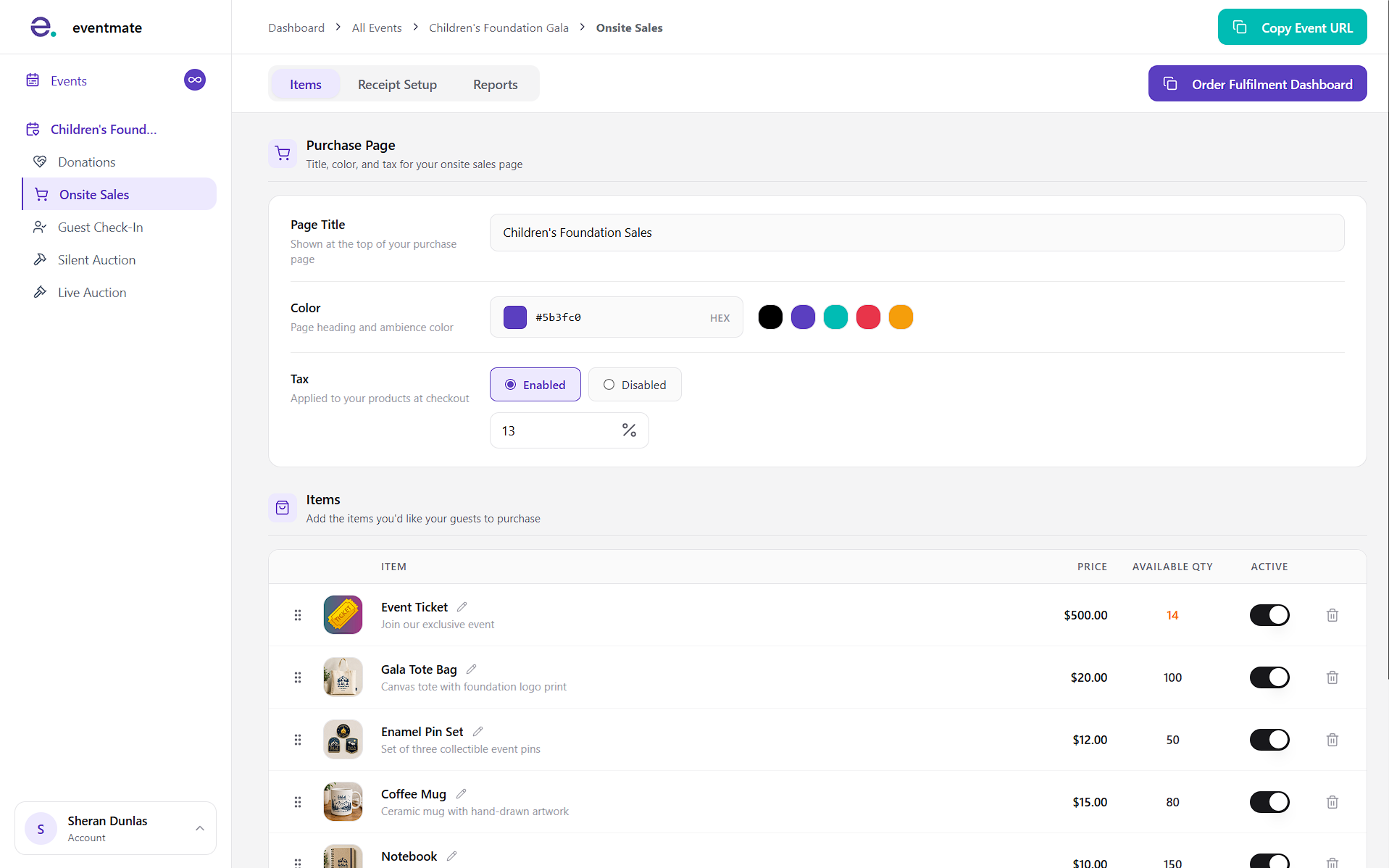Branding your purchase page